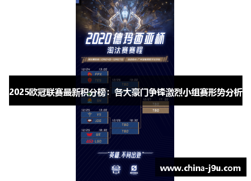 2025欧冠联赛最新积分榜：各大豪门争锋激烈小组赛形势分析