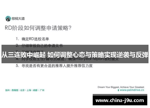 从三连败中崛起 如何调整心态与策略实现逆袭与反弹